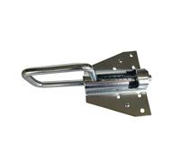 Qianly Cerradura para Puerta de Garaje con Pestillo Manual Deslizante Cerrojo Resistente Accesorio Galvanizado Fácil Montaje Adecuado para Almacenes Segurid, 22cm X 13.5cm