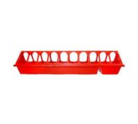Qianly Comero con Rejilla Anti sperdicio Antirrames para Corral, 75cm