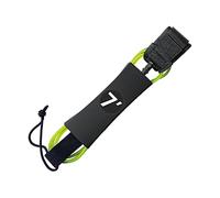 Qianly Correa para Tabla de Surf, Correa Recta para Tabla de Paddle Surf, Correa Elástica Acolchada para Tobillo Y Pie para Tabla de Surf, Kayak Y Navegación, Verde, 7 pies