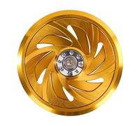 Qianly Cubierta del Ventilador de Aleación de Aluminio, Protector de Refrigeración del Motor de Motocicleta, Mejora La Gestión del, Adecuado para Condu, Oro