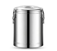 Qianly Cubo Térmico con Tapa Comercial Contenedor Isotérmico Acero Inoxidable Sellado Termo Industrial para Bufés, 60L, Sin Grifo
