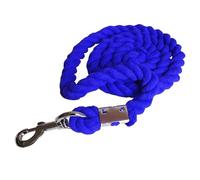 Qianly Cuerda de Guía para Caballos, Hecha a Mano, Duradera, Profesional, Práctica, con Cierre de Perno Y Cuerda Suave de Alta Resistencia, Azul Oscuro