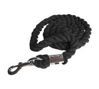 Qianly Cuerda de Guía para Caballos, Hecha a Mano, Duradera, Profesional, Práctica, con Cierre de Perno Y Cuerda Suave de Alta Resistencia, Negro