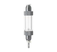 Qianly de Burbujas CO2 Acuario Doble Cabezal Regulador CO2 Válvula Antirretorno Medidor CO2 Acrílico y Aleación de Aluminio Recarga de Agua Fácil