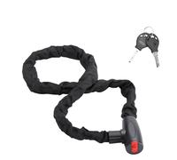 Qianly de Cadena para Bicicleta Y Motocicleta de Bloqueo Robusto con Cierre de Acero Y Núcleo de Disco de Múltiples Adecuado para, Longitud 90 Cm