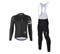 Qianly de Ciclismo Camiseta Manga Larga para Mountain Bike Ropa Seca Rápido Transpirable Camisa para Carretera Adecuada para Actividad Física Y Rutas, XL