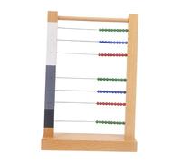 Qianly de Madera con Marco Pequeño para Aprender Matemáticas, con Multicolores, Ideal para Niños de, 23,5 cm x 7 cm x 33,5 cm