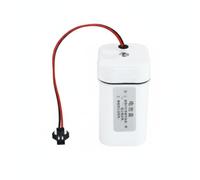 Qianly de Orinal Soporte Carcasa Fuente de Alimentación Caja de Baterías Adaptador Plástico 6V DC para Evitar Falsos Adecuado para Servicios de Teatros Salas de Espera, White, SM Male Plug