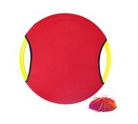 Qianly de Remo para, Juego de Lanzar Y, Pelota de Remo Elástica para Interiores Y Exteriores, para Niños Y Adultos, Niños Y, Rojo