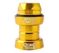 Qianly Dirección Roscada para Bicicleta, Aleación de Aluminio CNC, Dirección Cónica, Rodamiento, Vástago, Conector de Repuesto, Adecuada para Bicicleta, de Oro