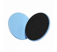Qianly Discos Deslizantes Fitness Superficie Lisa Discos Deslizantes Pequeños Uso en Interiores Sliders Ejercicio, Azul, Azul Lago