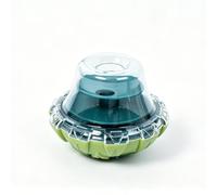 Qianly Dispensador Comida con Laberinto Didáctico Juguete Interactivo Antislizante Rompecabezas para s, Casa, Verde