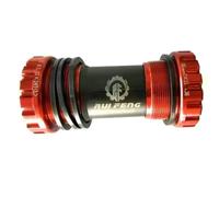 Qianly Eje Pedalier Compacto Pedalier Ligero para Ciclistas, Rojo