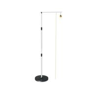 Qianly Entrenador S con Marcador Colgante Telescópico Medidor Ajustable Portátil para Baloncestistas, 2.3-3.3 Metros, Medidor De Altura Ajustable para Tocar con Cinta De Cuero Adulto