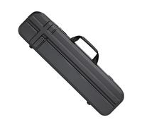 Qianly Estuche para Cañas de Pescar en EVA con Carcasa Rígida Bolsa Organizadora Portátil Resistente a Impactos Impermeable Y Adecuado Par, 80cm Negro