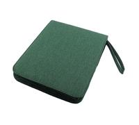 Qianly Estuche para Estilográfica, Bolsa de Lona de Gran Capacidad, Portátil, Multifuncional, a Prueba de Polvo, para Colección de Bolígrafos, Cuadrícula Verde 24, universal