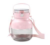 Qianly Exprimidor Eléctrico de Frutas Y Licuadora Portátil, Ideal para Jugos en La Oficina Y Cocina, Rosa, tal como se describe
