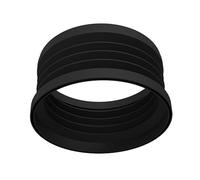 Qianly Fuelle de Silicona Monodosis para Máquinas de Espresso, Fácil de Instalar, Repuestos, Accesorios para El Depósito de Granos, Color Negro, 12.5 Cm