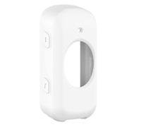 Qianly Funda Protectora de Silicona Y Estuche para Ciclocomputador Edge 530, Blanco