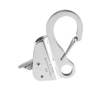 Qianly Gancho de Anclaje de Acero Inoxidable con Capacidad para 8000 Clip Resistente Y con Gancho Deslizante de Liberación Rápida para Atraq, Silver 0.375in
