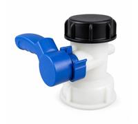 Qianly Grifo Válvula Compacta Adaptador con Junta Resistente Conector Control Salida, 75mm