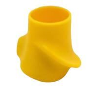 Qianly Guía de Empuñadura de Raqueta de Tenis Funda Ergonómica Protección Silicona para Corregir Agarre Compatible Pickleball Adecuada para Práctica Deportiv, Amarillo