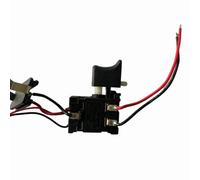 Qianly Interruptor Botón Pulsador para Taladro Eléctrico Regulador de Velocidad Accesorio de Herramienta Portátil en Metal Y Plástico Adecuado para