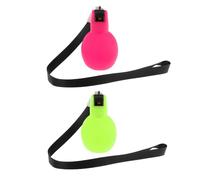 Qianly Juego de 2 Silbatos Deportivos con Correas para El Cuello para Actividades Al Aire Libre, Rosa Rojo Verde