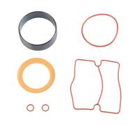 Qianly Juego de Aros de Pistón Y Camisa de Cilindro de Acero con Sellos, Sin Aceite, Kit de Reemplazo de Aros de Pistón de Alta Resistencia para Motores de 5, para 1500w