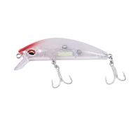 Qianly Juego de Señuelos Hard Fishing Minnow Bass Crank Set Swim Deep Diving Hinching con Anzuelo para Lubina, Trucha Y Roja, Espalda Blanca