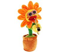 Qianly Juguete de Peluche Que con Integración de Tecnologías Electrónicas para Reproducir Melodías Hecho en Felpa Agradable Adecuado para, Naranja