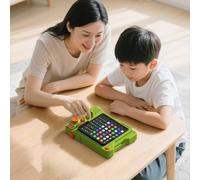 Qianly Juguete Razonamiento con Botones Pensamiento Lógico Juego Luces y Memoria Portátil Juego Luces para Niños, Púrpura De Talento, Producto Nuevo De 3 En 1 - Con Bolsa De Regalo