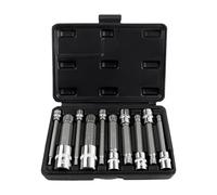 Qianly Kit de Accesorios Socket Bits Caja de Almacenamiento Práctico Wear Resistant de Fácil Inserción Material Chrome-molibdeno
