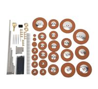 Qianly Kit de Mantenimiento de Saxofón Alto con Almohadillas Marrones Tornillos Plateados Varillas y Fieltro Repuestos de Piel y Acero Inoxidable para