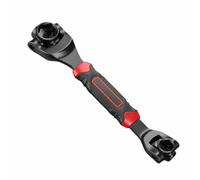 Qianly Llave Vaso Multifunción Doble Extremo | Multiusos, Llave con Cabezal Giratorio, Resistente, Herramienta Multifunción, para Taller, Mecánicos, Conductores, 8-22mm