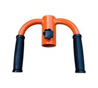Qianly Mango para Accesorio para Barra de Pesas Empuñadura de Inserción para Barra Herramienta para Ejercicios de Fuerza Fabricado en Metal, Naranja