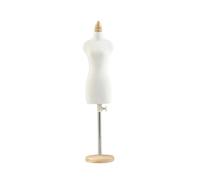 Qianly Maniquíes para Vestidos de Muñecas, Cuerpos de Muñecas, Ropa para Muñecas, Accesorios para Fotos, Mini Maniquíes de Costura en Miniatura para Jardín D, Base Redonda de 33 cm.