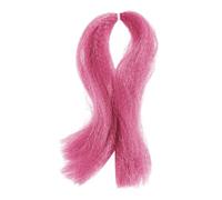 Qianly Materiales para Atar Moscas, Fabricación de Señuelos, Hilo para Atar Moscas, Cola de Streamer, Alambre para Pesca con Mosca, Fibra, Seda para, Rosa