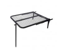 Qianly Mesa Rejilla Metálica Plegable Mesa Camping Portátil Resistente Mueble para Picnic, Barbacoa
