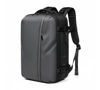 Qianly Mochila de Compresión Al Vacío Multifuncional Mochila con Compresión Al Vacío Separación Seco y Húmedo para Hombres, Viaje, Gris, Gris, 19