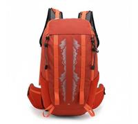 Qianly Mochila de Montaña Gran Capacidad Mochila Ligera de Viaje Resistente Al Desgarro para Excursionistas, Viajeros, Naranja, Naranja, 20L