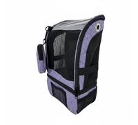 Qianly Mochila Oxígeno Portátil Correas Ajustables Bolsa Concentrador Oxígeno Acceso Sencillo Bolsa Viaje POC para Aire Libre, Morado, Morado