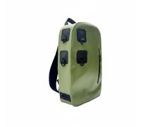 Qianly Mochila Pesca Impermeable Gran Capacidad Mochila Señuelos para Pescadores, Mochila Seca 500D PVC Verde, Verde, Verde