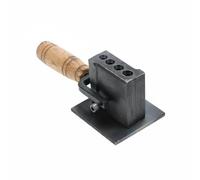 Qianly Molde de Ranura de Aceite Varios Diámetros Molde Reversible Lingotes para Orfebres, Joyeros, Taller, Pequeño 4, 5, 6, 8 Mm