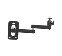 Qianly Montaje de Proyector Mini Bracket para Proyector Montaje Universal Plegable Ajustable Material Metálico Adecuado para Hogar Oficina Sala de, Biaxial 35cm