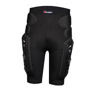 Qianly Motorcycle Pantalones Protector Acolchados Resistentes para Motoprotección de Caderas y Piernas Confort Durante Largas Jornadas Apta para, Negro XL