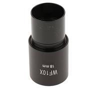 Qianly Ocular de Microscopio WF10X Lente Gran 18mm Aplanático de Vidrio Óptico y Metal Diámetro 23.2mm Estándar DIN JIS para Microscopio Biológico