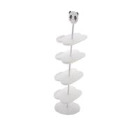 Qianly Organizador de Calzado para Niños, Estante Vertical para Zapatos, Soporte Infantil para Almacenamiento en Sala, Blanco, Individual