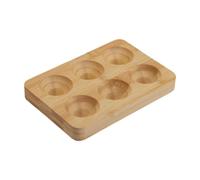 Qianly Organizador de Hueveras Portátil de Madera, Práctico, para Despensa, Encimera, Mesa O Armario, Style C