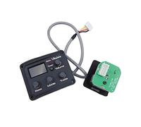 Qianly Pastilla Guitarra Acústica con Preamplificador Integrado Activo Previo Compacto Ecualizador para Guitarristas, Músicos, Ensayos, Ukelele